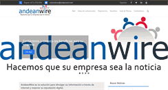Desktop Screenshot of andeanwire.com